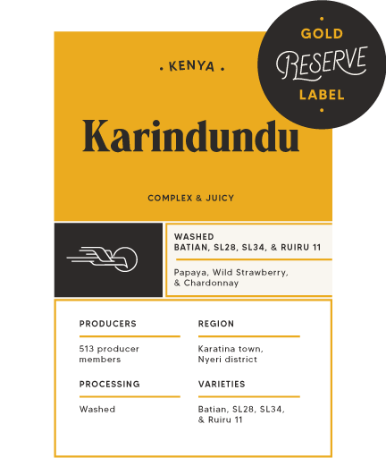 Karindundu - Kenya | Gold Label